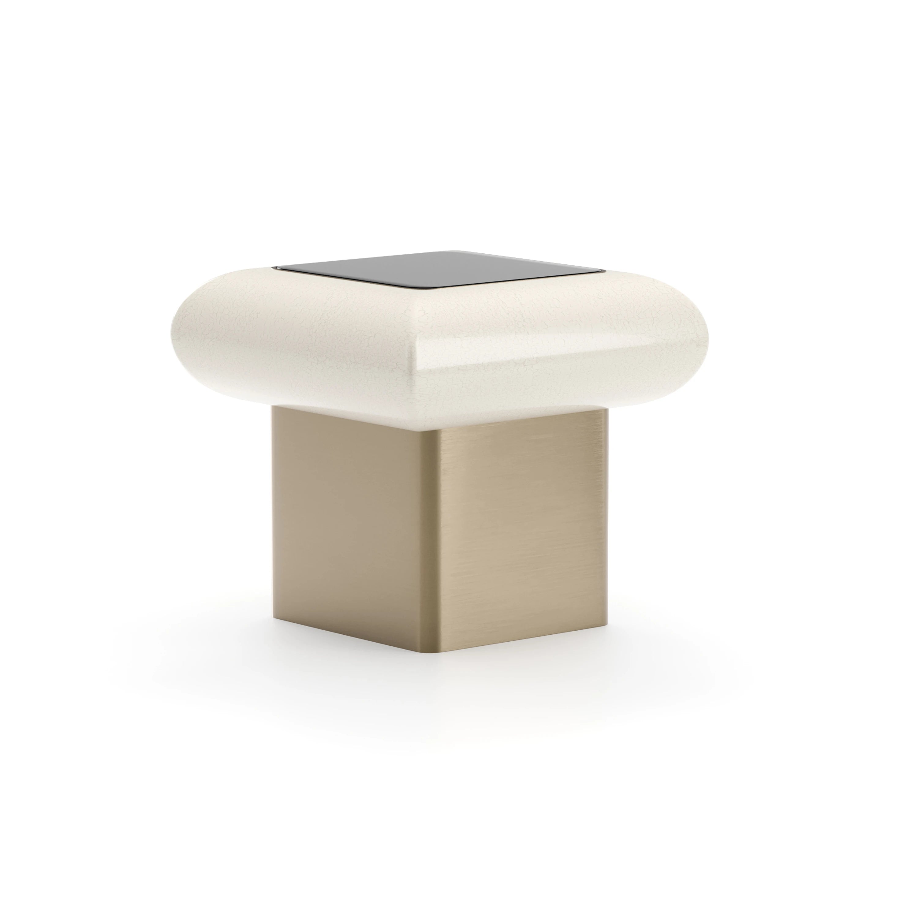 Seta Side Table Craze Brushed Gold 23" by Caracole - view 4