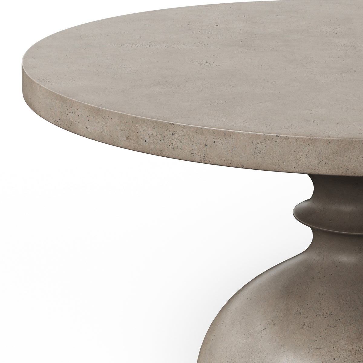 Mixx Spindle 59" Round Dining Table - Dark Grey by Urbia - detail 4