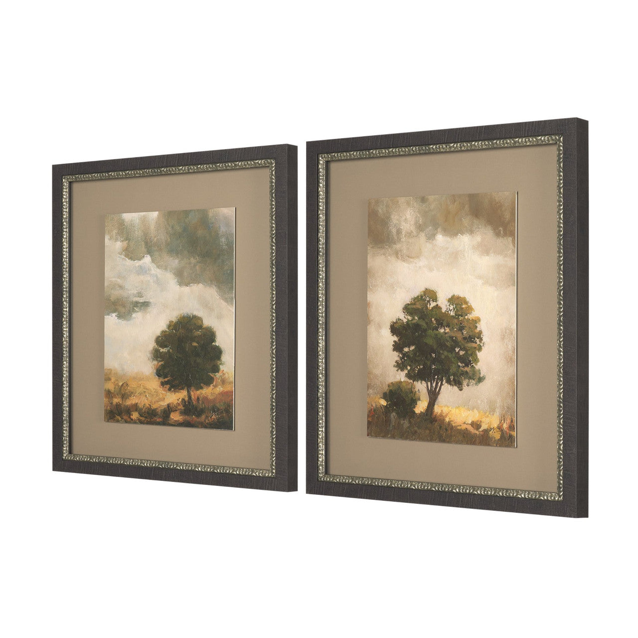 Memorable Sky (Set of 2) by Mercana Studio Hand Embelished Framed Artwork Matted under Glass