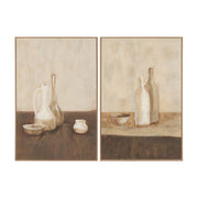 Bottled Perspective (Set of 2) by Mercana Studio Hand Embelished Framed Artwork Matted