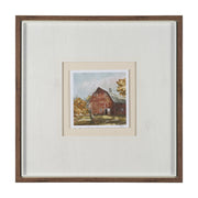 Day at the Farm II by Mercana Studio Hand Embelished Framed Artwork Matted under Glass