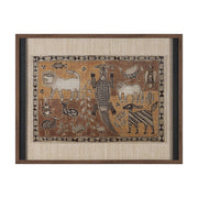 Jungle Harmony by Mercana Studio Hand Embelished Textured Framed Artwork Matted under Glass