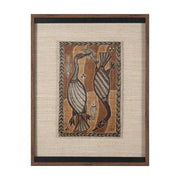 Mythical Jungle I by Mercana Studio Hand Embelished Textured Framed Artwork Matted under Glass