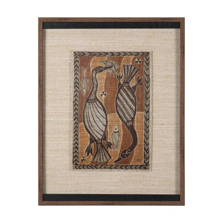Mythical Jungle I by Mercana Studio Hand Embelished Textured Framed Artwork Matted under Glass