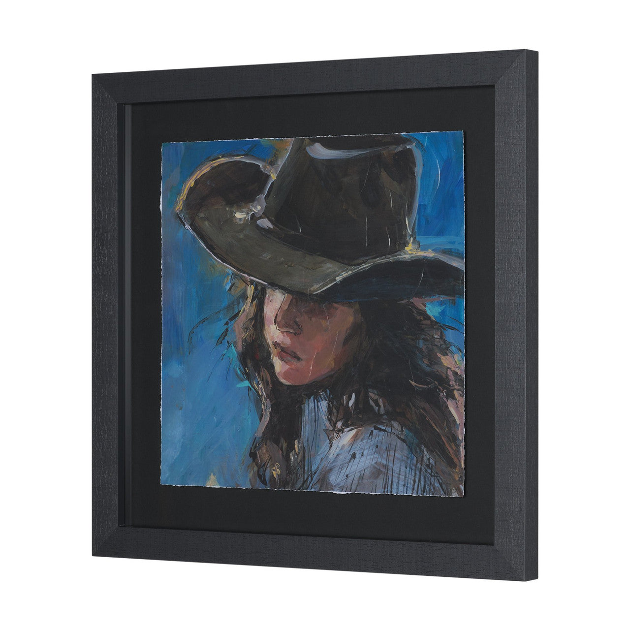 Round Up III by Mercana Studio Textured Framed Artwork Matted under Glass