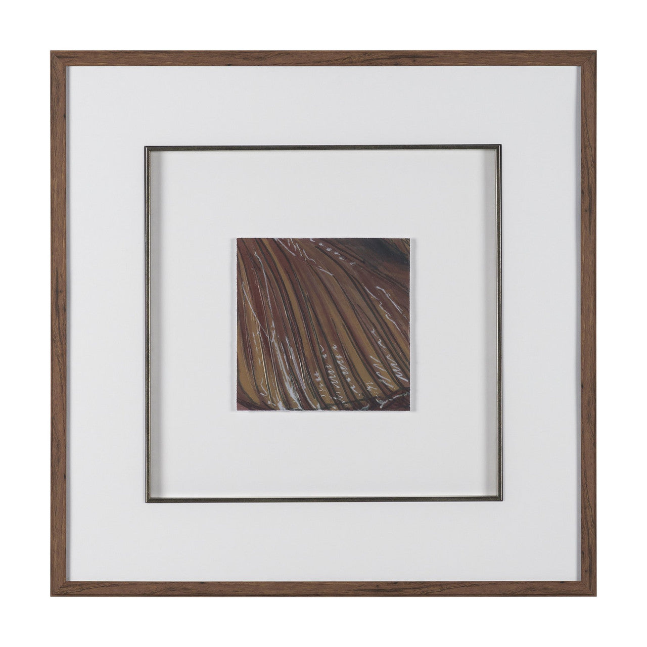 Patterned Silence I by Mercana Studio Hand Embelished Framed Artwork Matted under Glass
