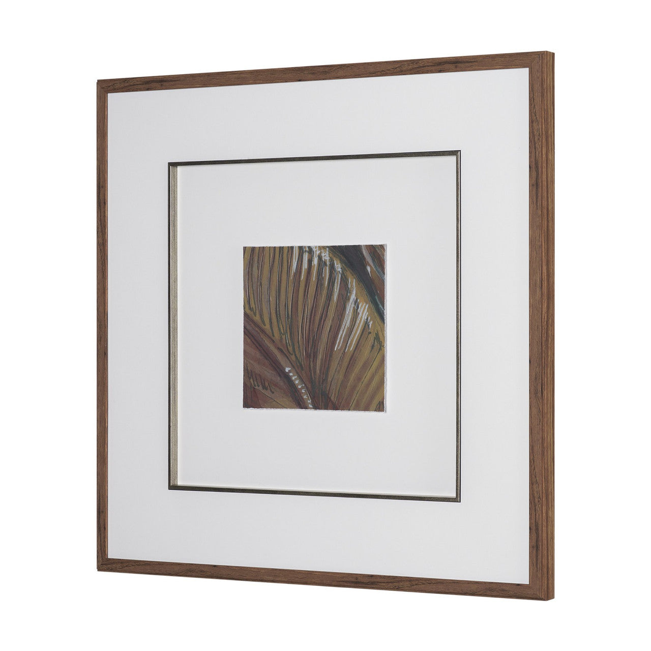 Patterned Silence II by Mercana Studio Hand Embelished Framed Artwork Matted under Glass