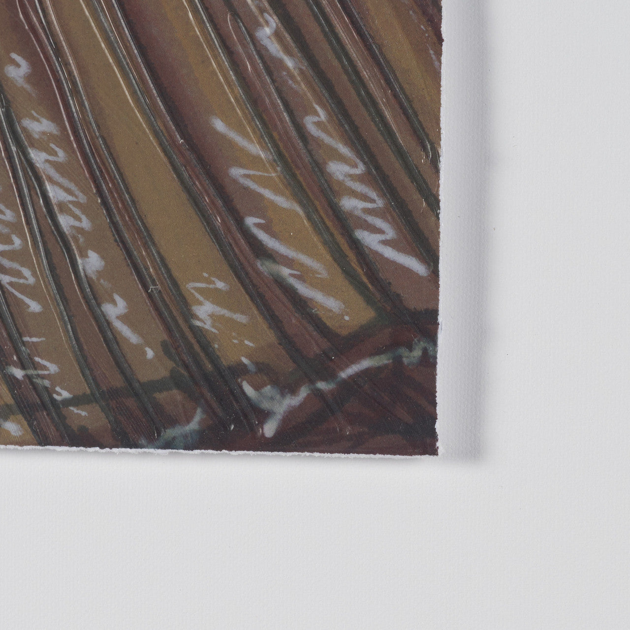 Patterned Silence III by Mercana Studio Hand Embelished Framed Artwork Matted under Glass