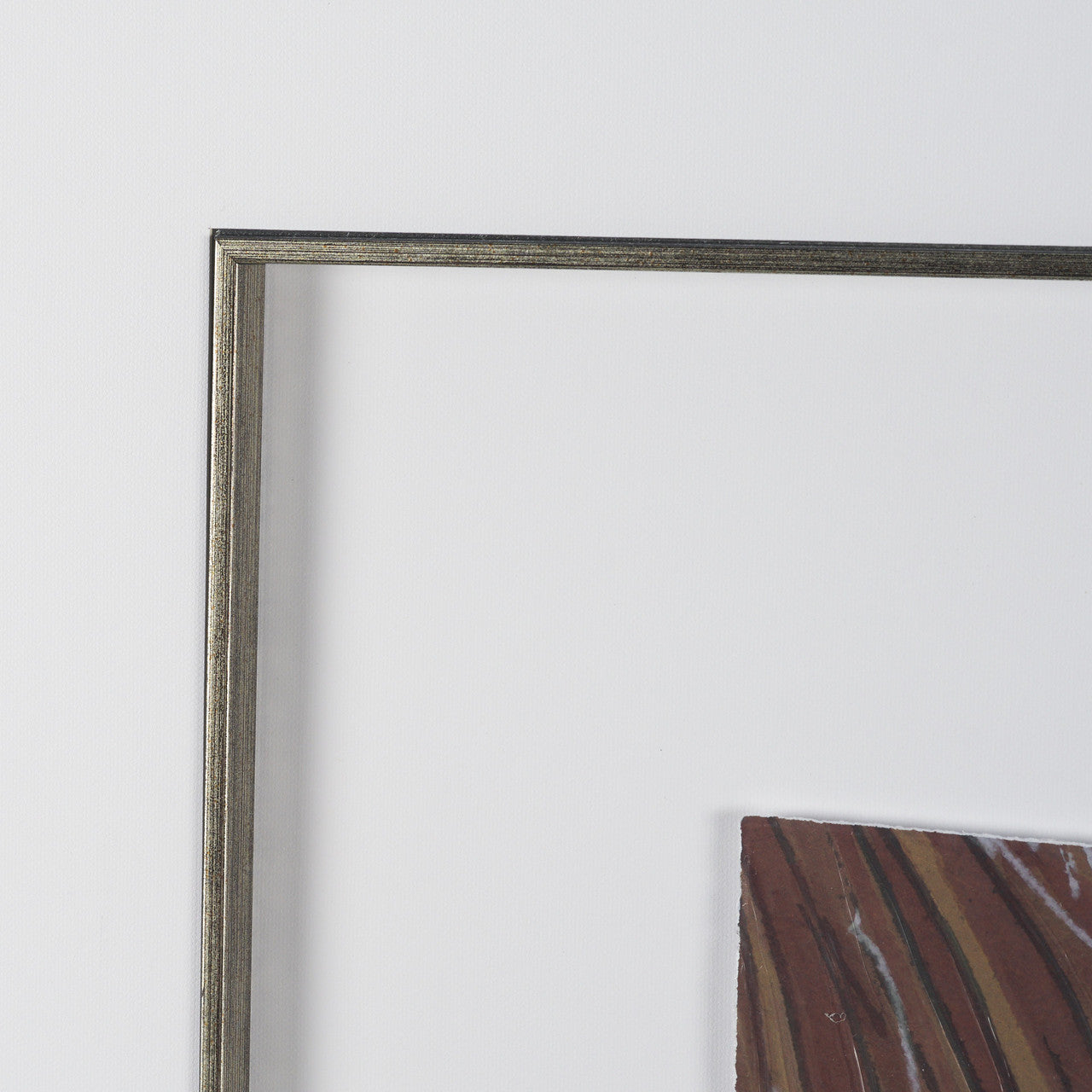 Patterned Silence III by Mercana Studio Hand Embelished Framed Artwork Matted under Glass