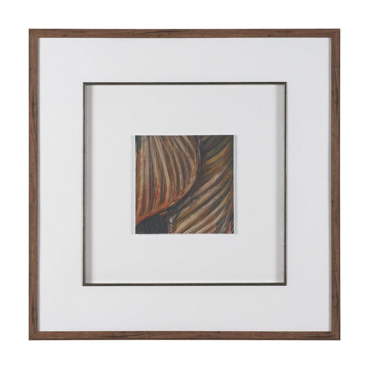 Patterned Silence IV by Mercana Studio Hand Embelished Framed Artwork Matted under Glass