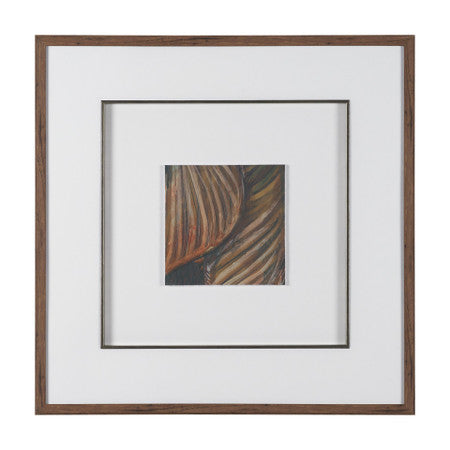 Patterned Silence IV by Mercana Studio Hand Embelished Framed Artwork Matted under Glass