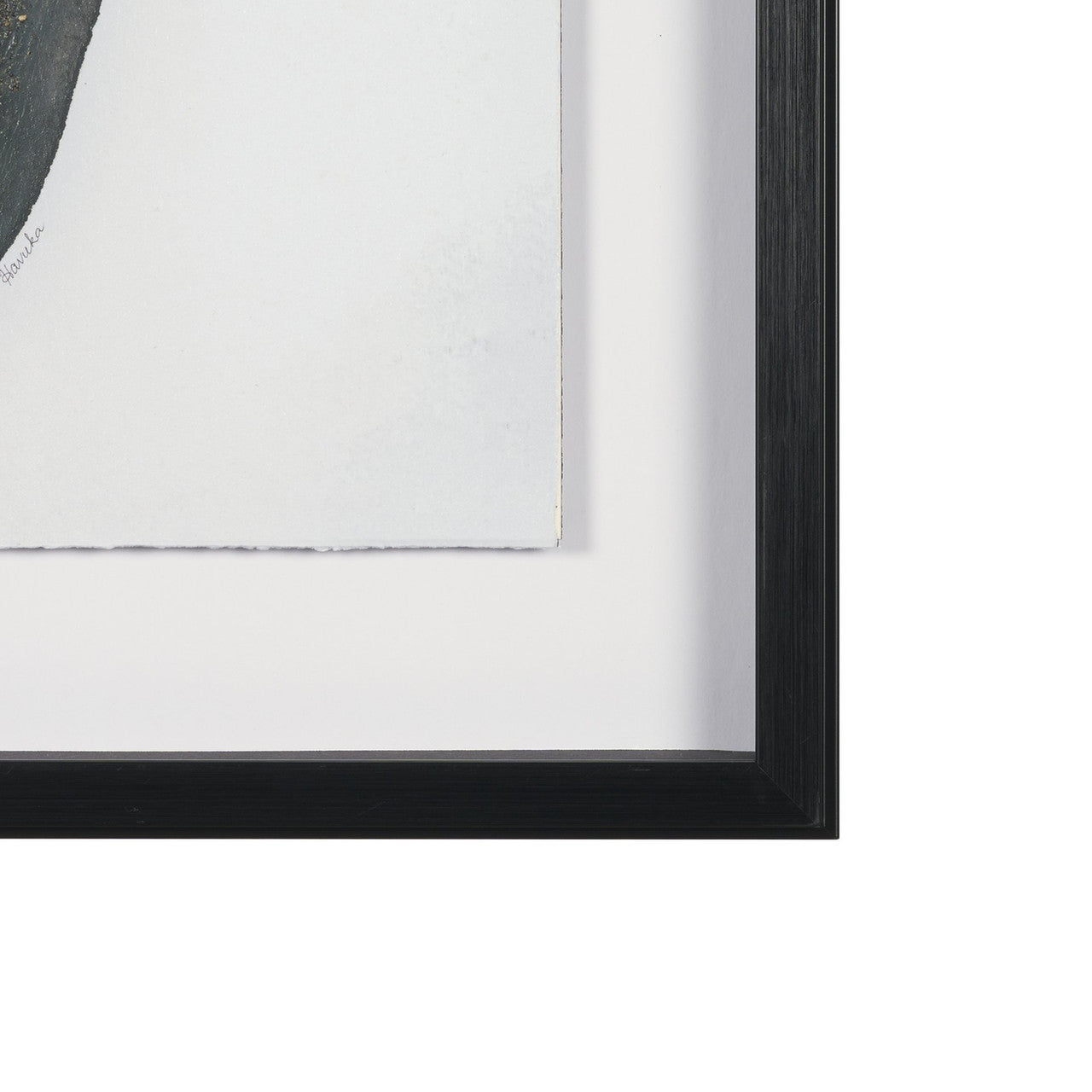 Ediface I by Ira Havuka Hand Embelished Textured Framed Artwork Matted under Glass