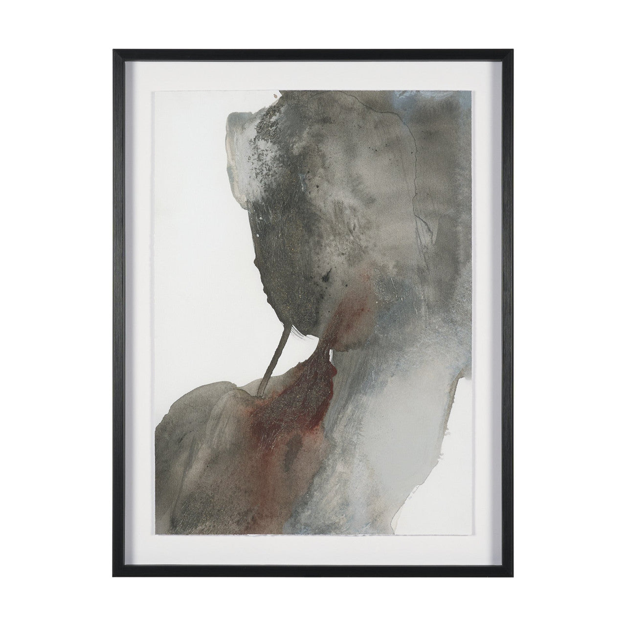 Ediface II by Ira Havuka Hand Embelished Textured Framed Artwork Matted under Glass