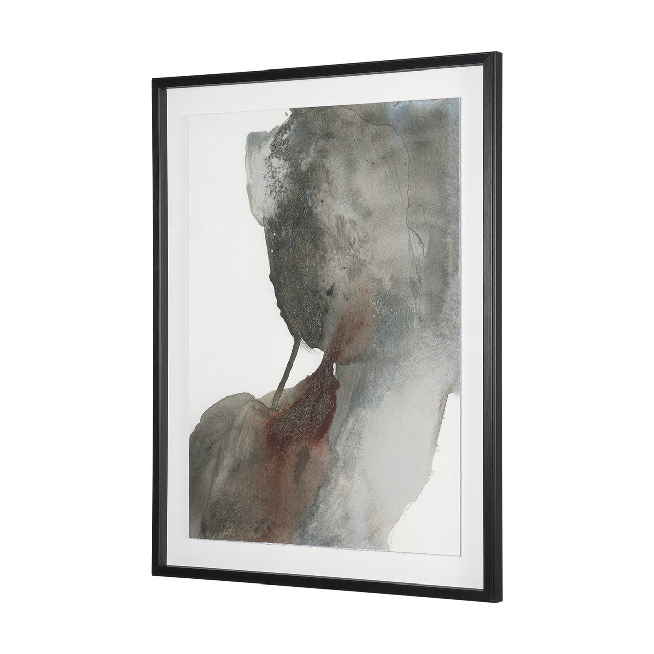Ediface II by Ira Havuka Hand Embelished Textured Framed Artwork Matted under Glass