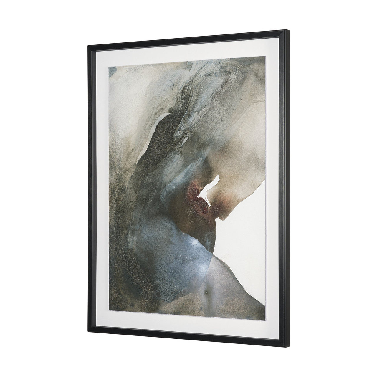 Ediface III by Ira Havuka Hand Embelished Textured Framed Artwork Matted under Glass