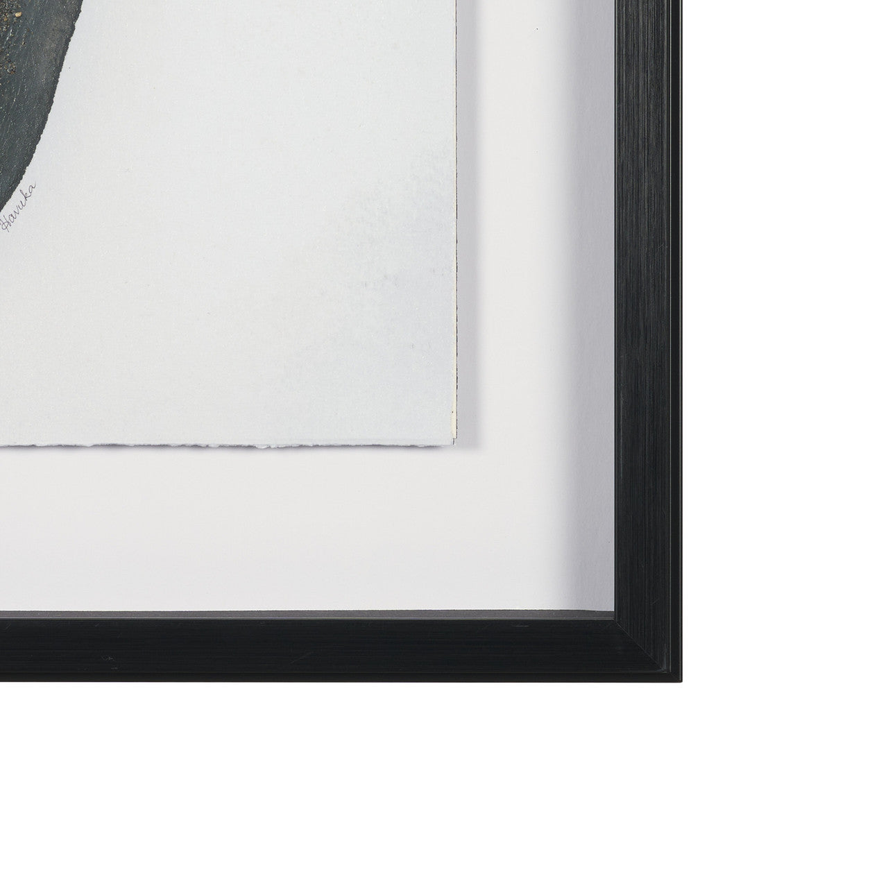 Ediface III by Ira Havuka Hand Embelished Textured Framed Artwork Matted under Glass