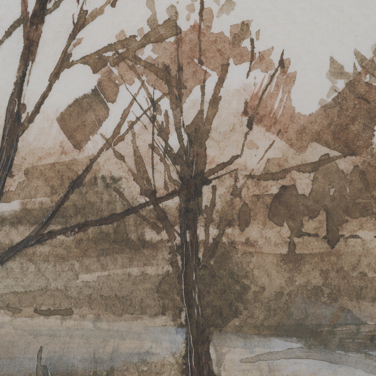 Meadow Memories II by Mercana Studio Hand Embelished Framed Artwork Matted under Glass