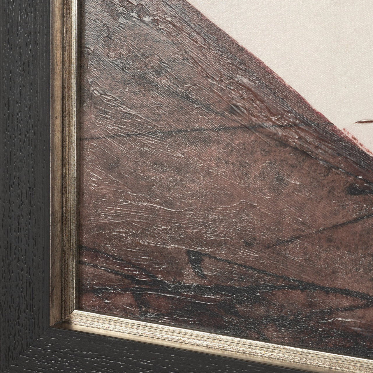 Quiet Constructs II by Mercana Studio Hand Embelished Textured Framed Artwork Matted