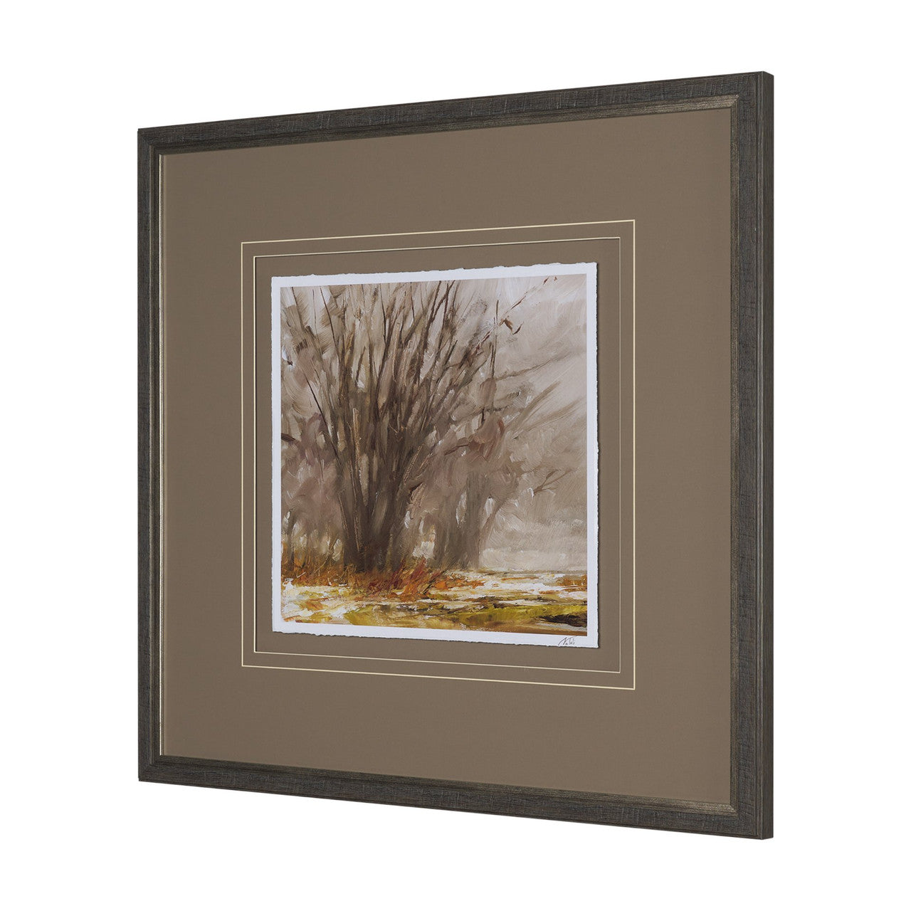 Autumn in the Village I by Mercana Studio Textured Framed Artwork Matted under Glass