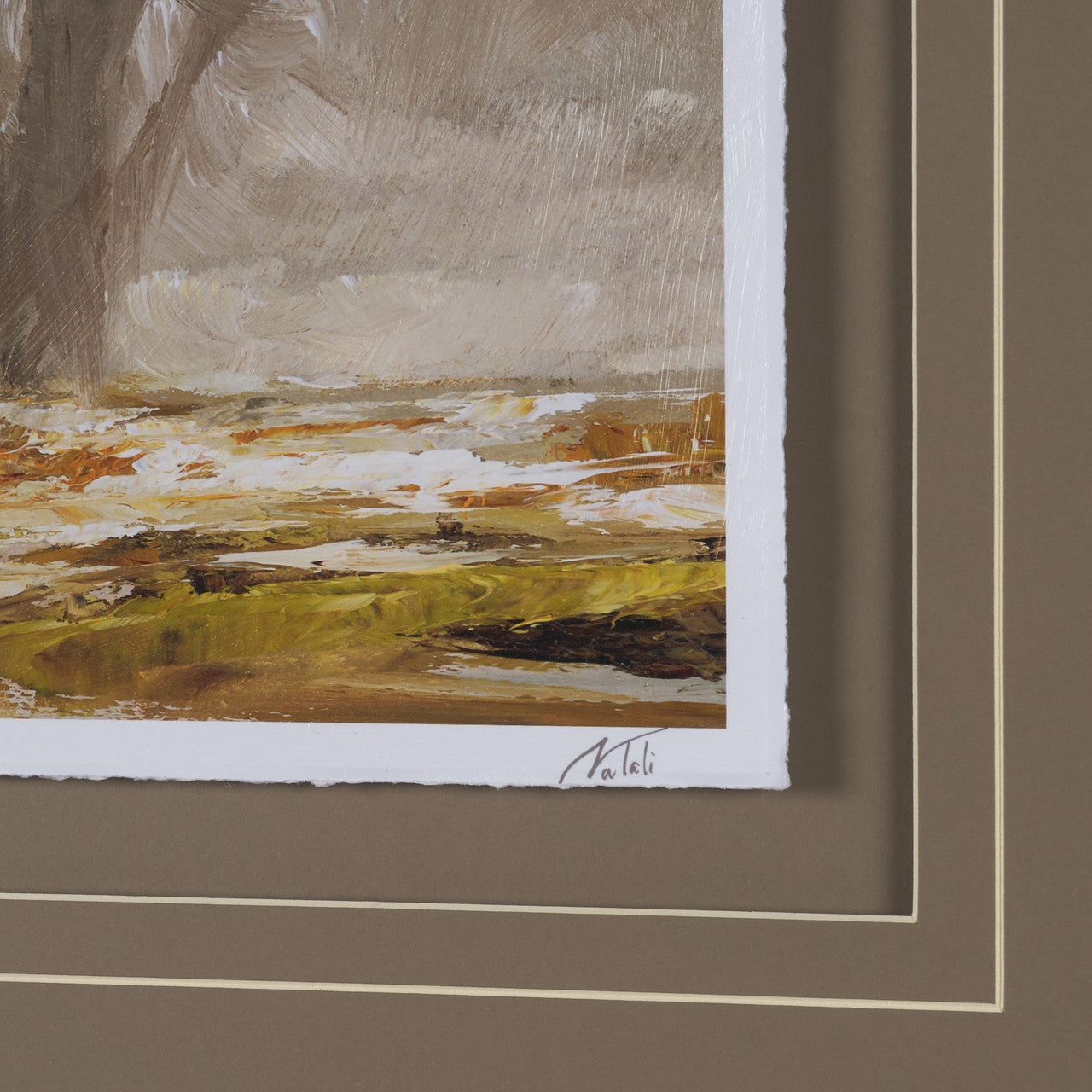 Autumn in the Village II by Mercana Studio Textured Framed Artwork Matted under Glass