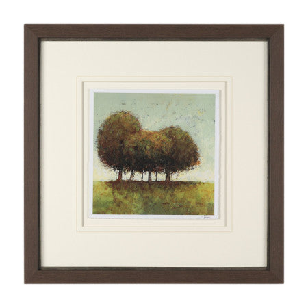 Hidden Grove I by Mercana Studio Hand Embelished Textured Framed Artwork Matted under Glass