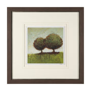 Hidden Grove II by Mercana Studio Hand Embelished Textured Framed Artwork Matted under Glass