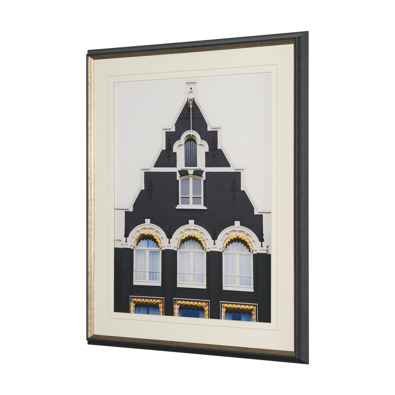 Discerning Domicile by Irene Sucocki Framed Art Print Matted under Glass