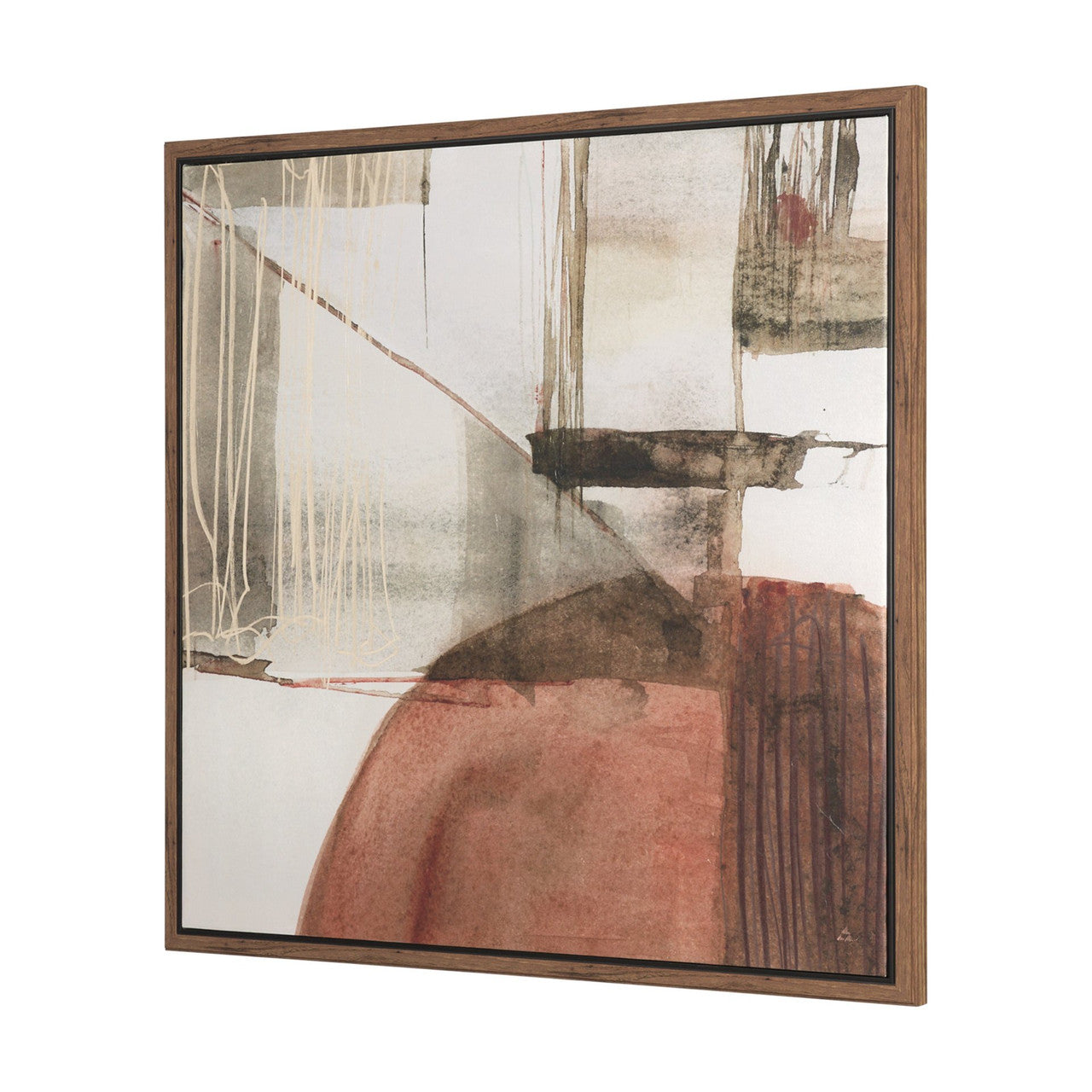 Echoes in Balance I by Mercana Studio Hand Embelished Textured Framed Canvas Artwork