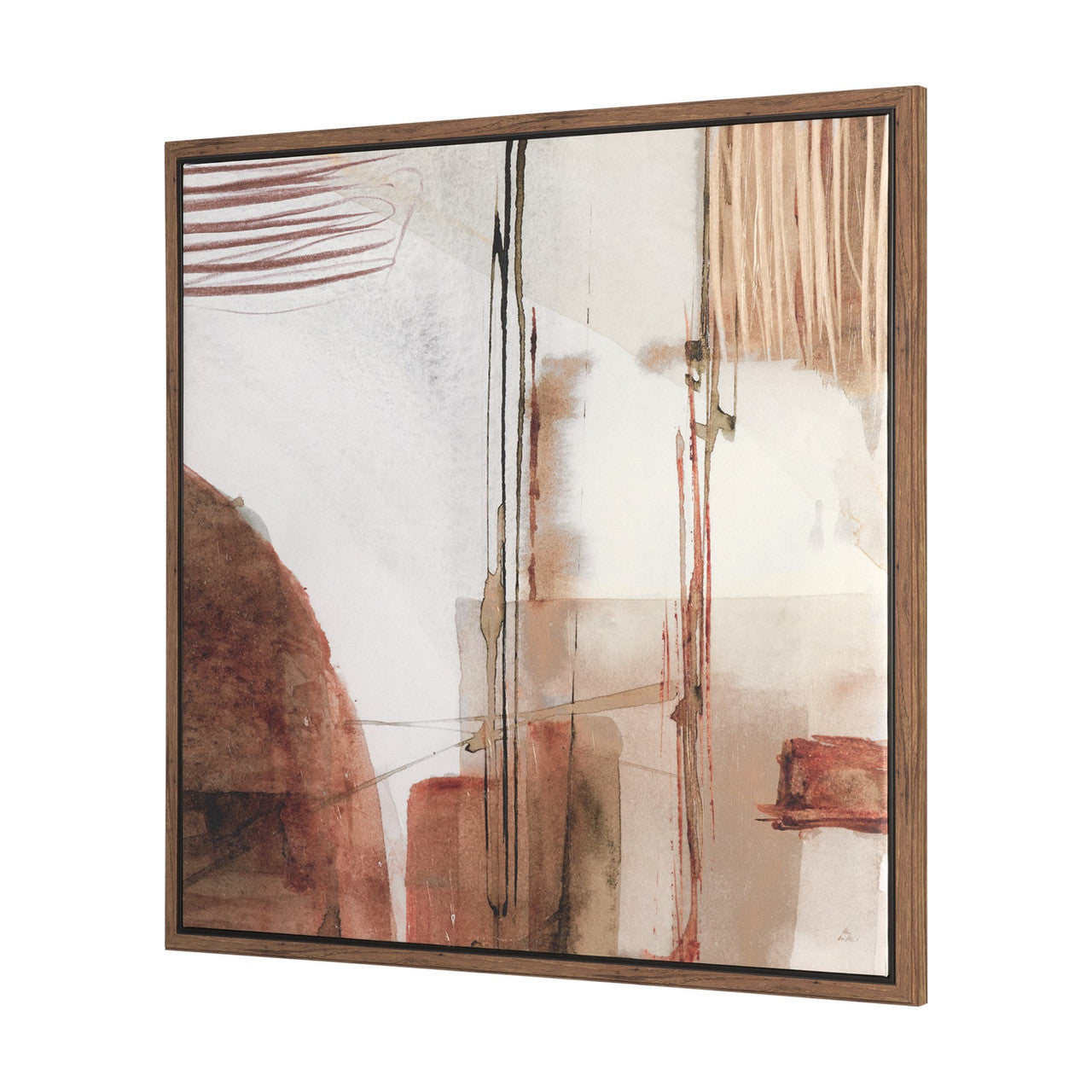 Echoes in Balance II by Mercana Studio Hand Embelished Textured Framed Canvas Artwork