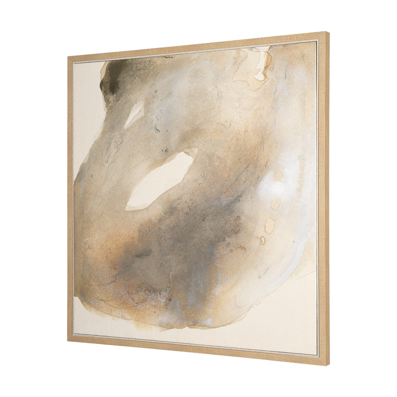 Aura by Ira Havuka Hand Embelished Textured Framed Canvas Artwork