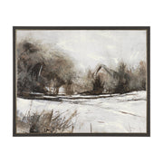 Quiet Horizons II by Mercana Studio Hand Embelished Textured Framed Canvas Artwork