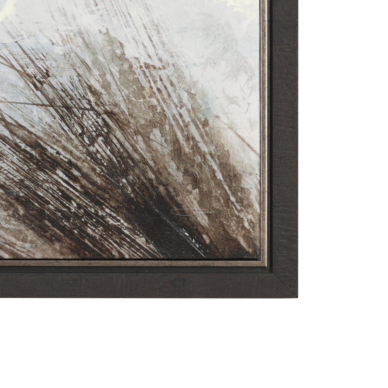 Quiet Horizons II by Mercana Studio Hand Embelished Textured Framed Canvas Artwork