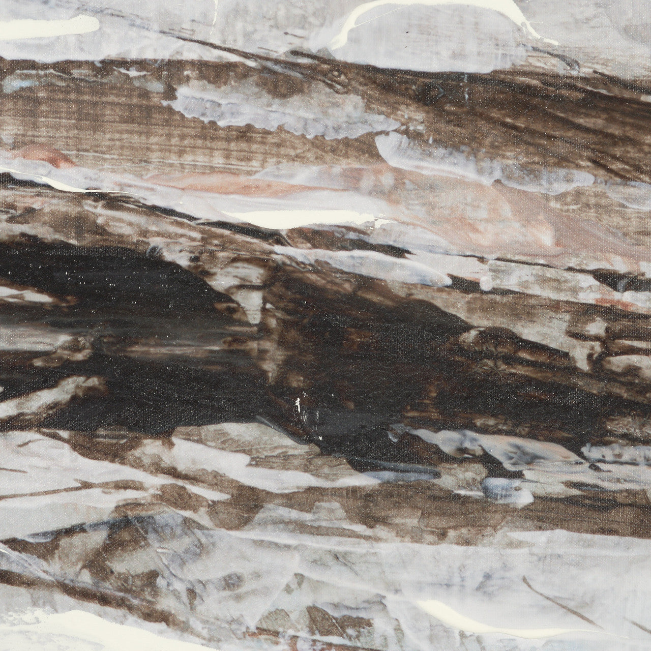 Quiet Horizons II by Mercana Studio Hand Embelished Textured Framed Canvas Artwork