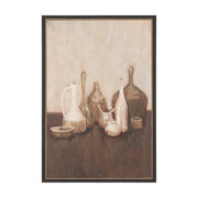 Bottled Perspective I by Mercana Studio Hand Embelished Textured Framed Canvas Artwork