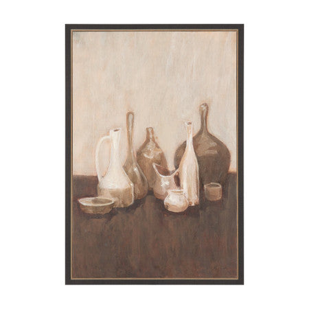 Bottled Perspective I by Mercana Studio Hand Embelished Textured Framed Canvas Artwork