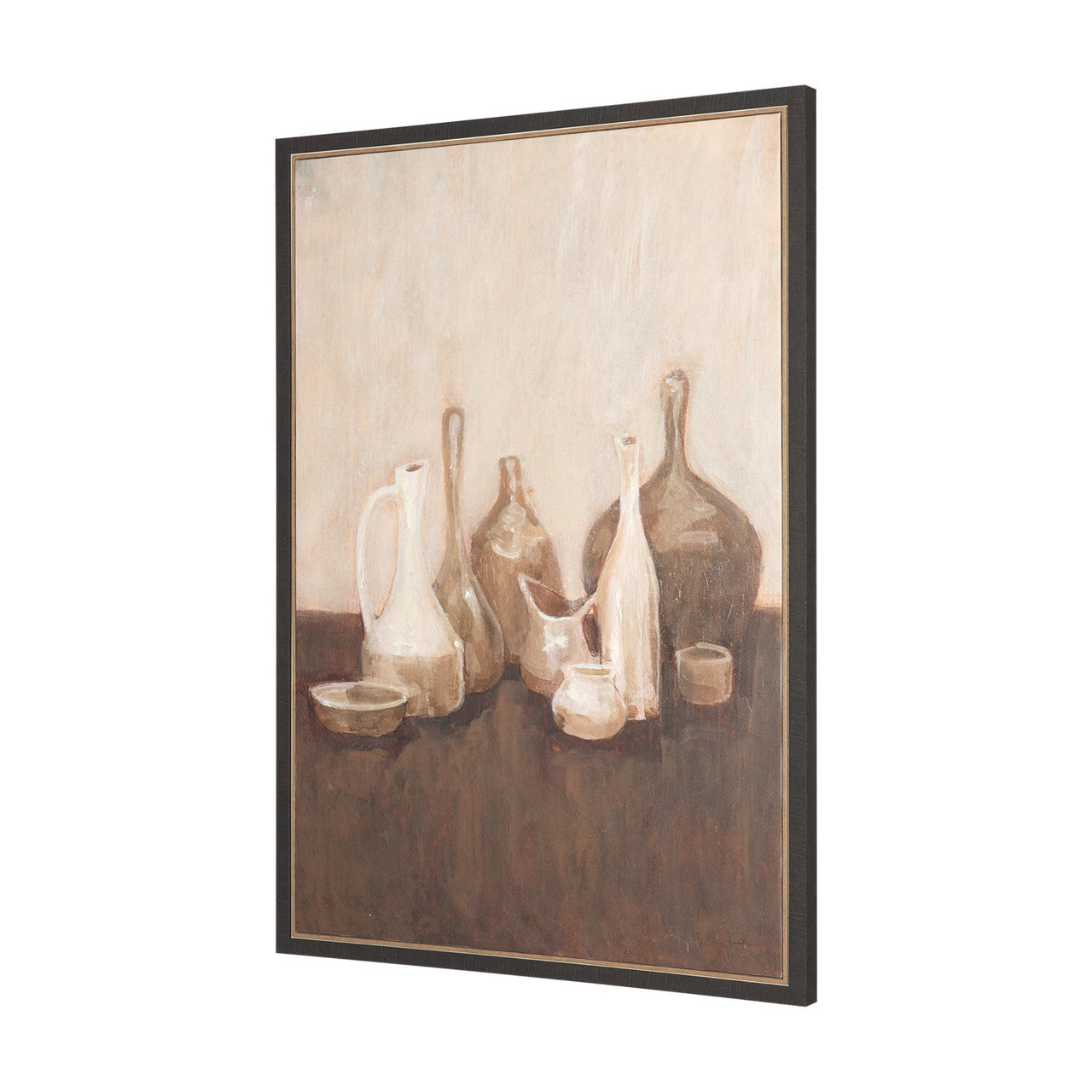 Bottled Perspective I by Mercana Studio Hand Embelished Textured Framed Canvas Artwork