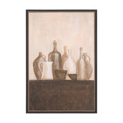 Bottled Perspective III by Mercana Studio Hand Embelished Textured Framed Canvas Artwork