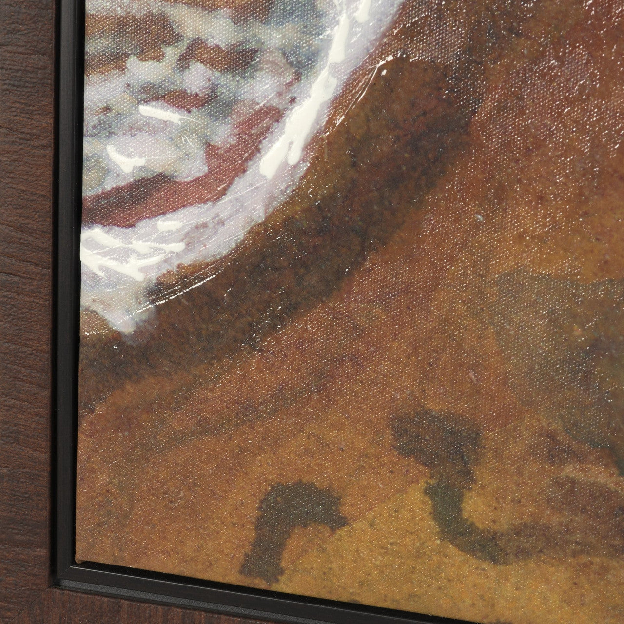 Rusttone I by Mercana Studio Hand Embelished Textured Framed Canvas Artwork