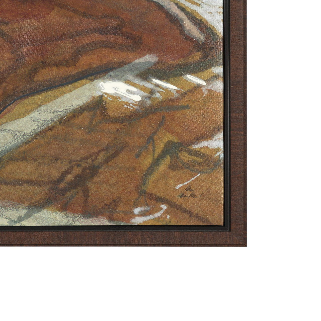 Rusttone II by Mercana Studio Hand Embelished Textured Framed Canvas Artwork