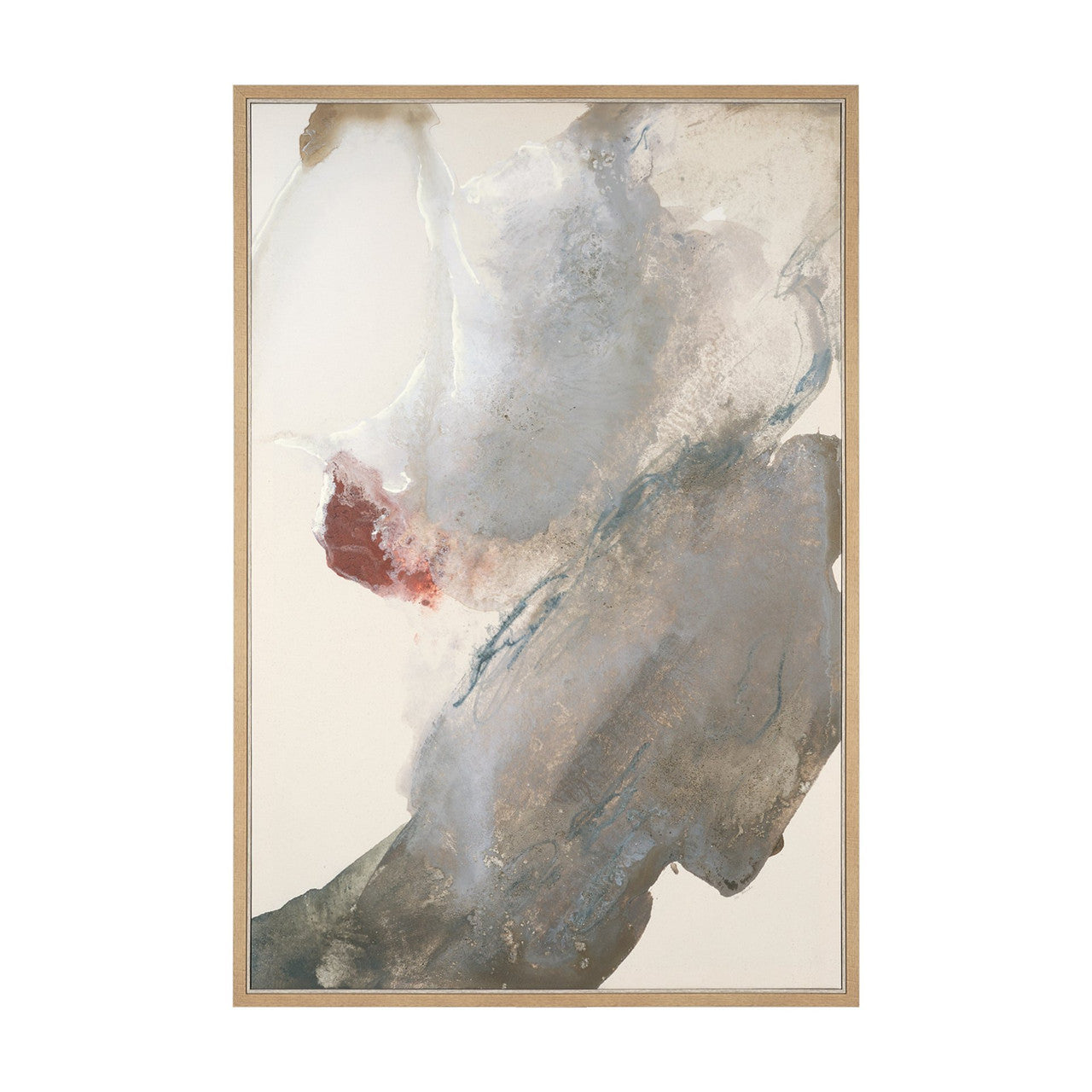 Inclination I by Ira Havuka Hand Embelished Textured Framed Canvas Artwork