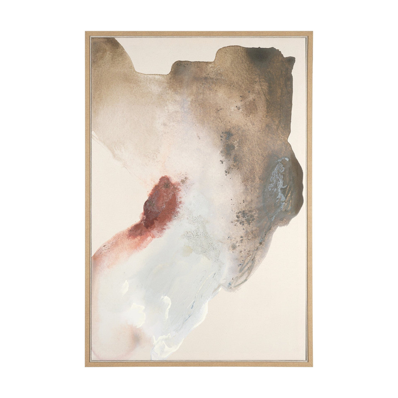 Inclination II by Ira Havuka Hand Embelished Textured Framed Canvas Artwork