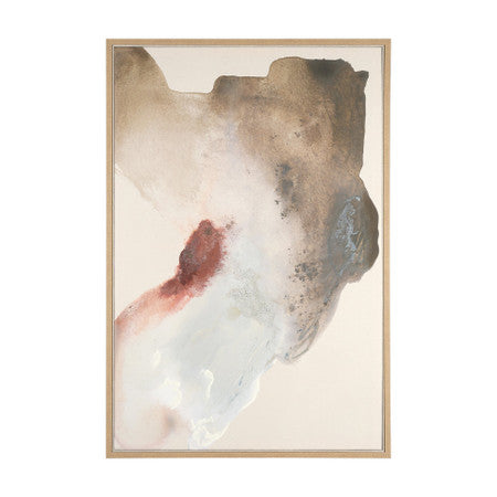 Inclination II by Ira Havuka Hand Embelished Textured Framed Canvas Artwork