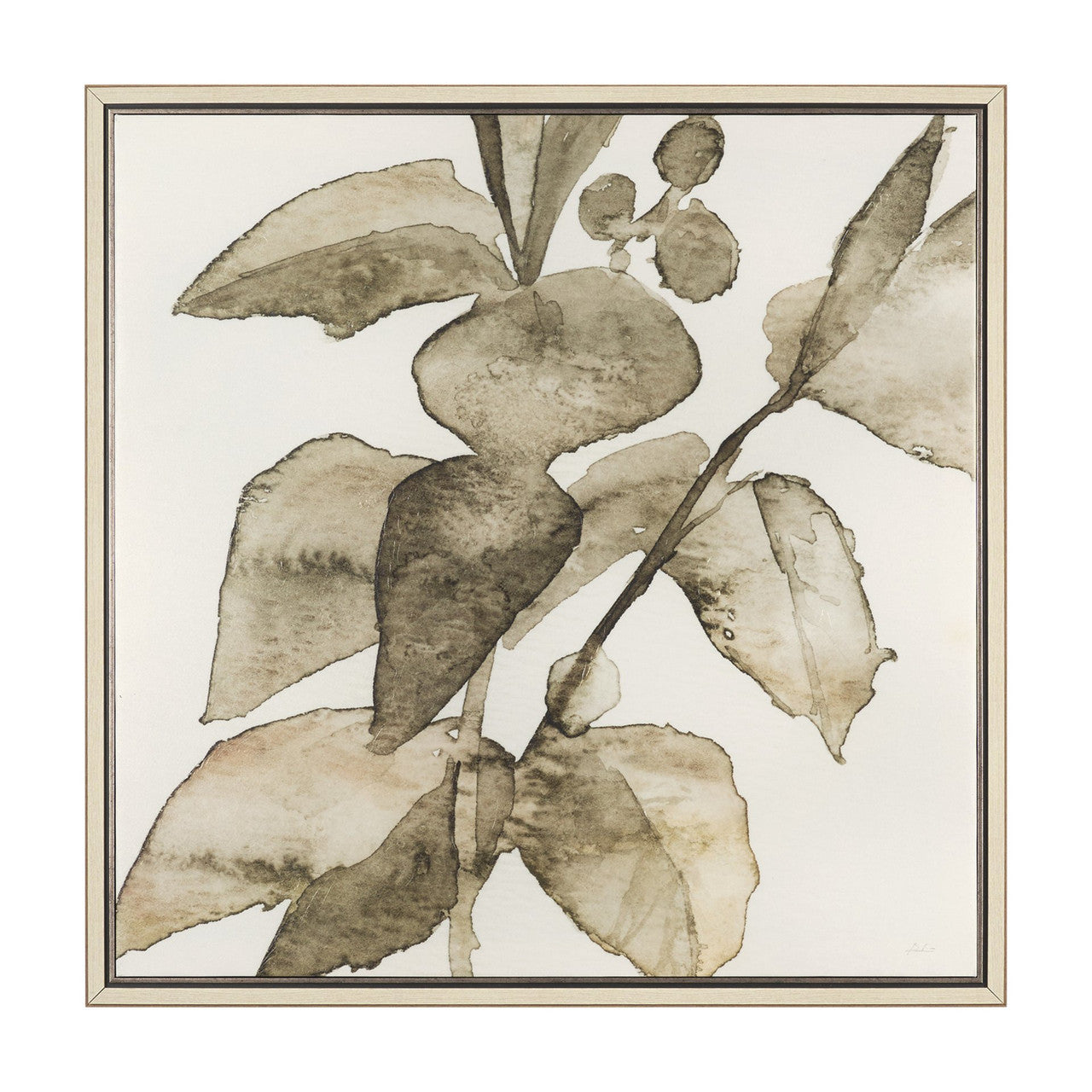 Cornus Alba I by Mercana Studio Hand Embelished Textured Framed Canvas Artwork