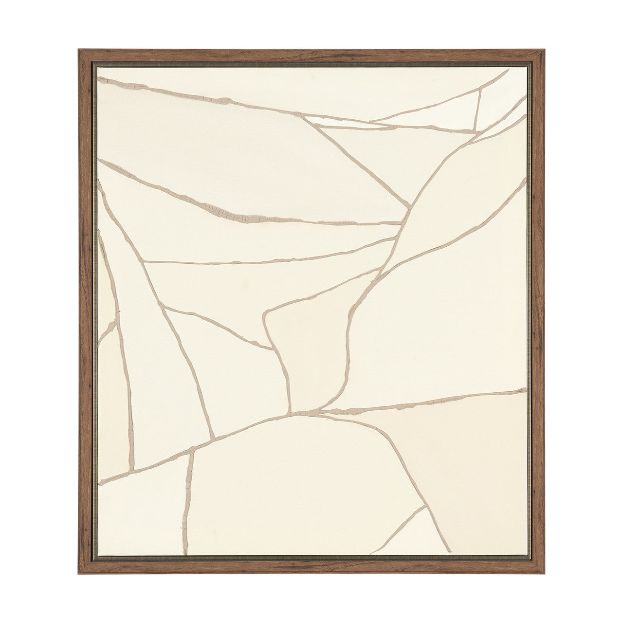 Field Patchwork II by Mercana Studio Handmade Original Framed Canvas Artwork