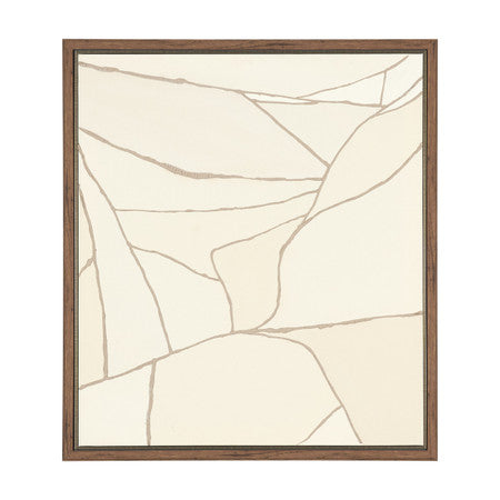 Field Patchwork II by Mercana Studio Handmade Original Framed Canvas Artwork