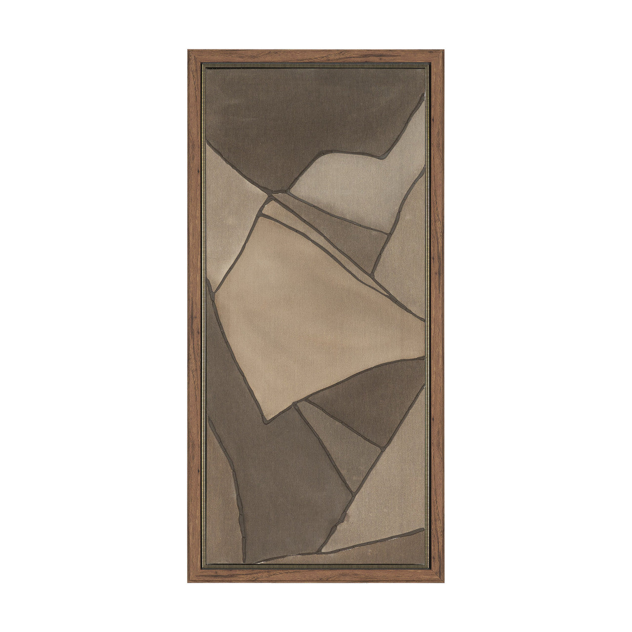 Field Patchwork III by Mercana Studio Handmade Original Framed Canvas Artwork