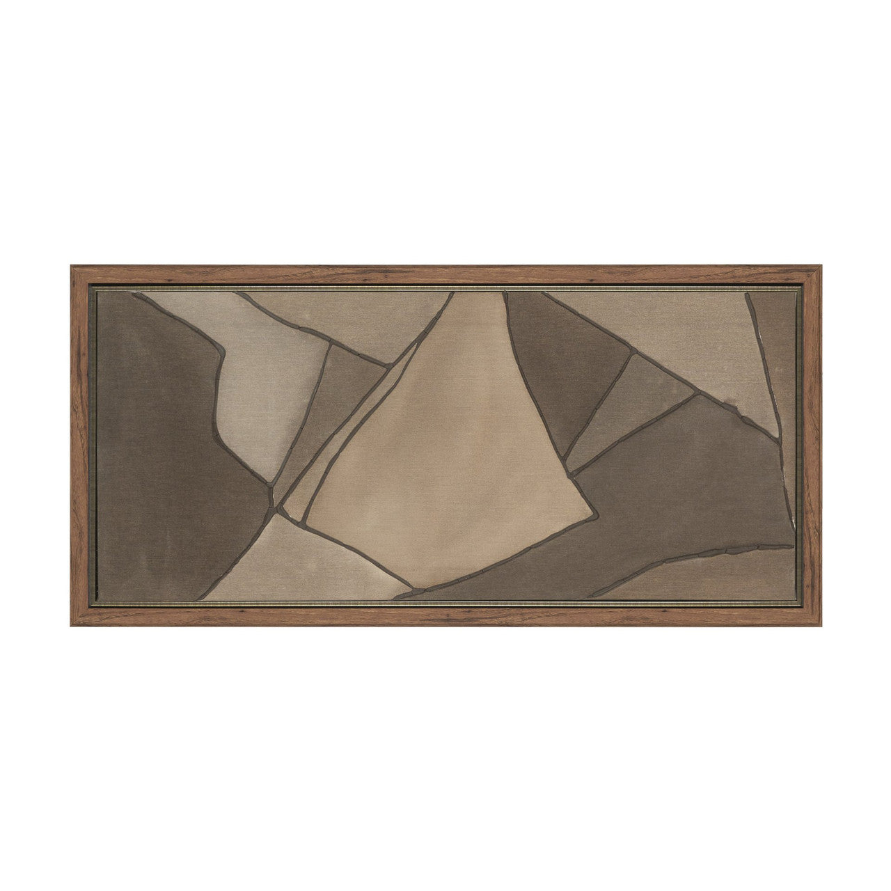Field Patchwork III by Mercana Studio Handmade Original Framed Canvas Artwork