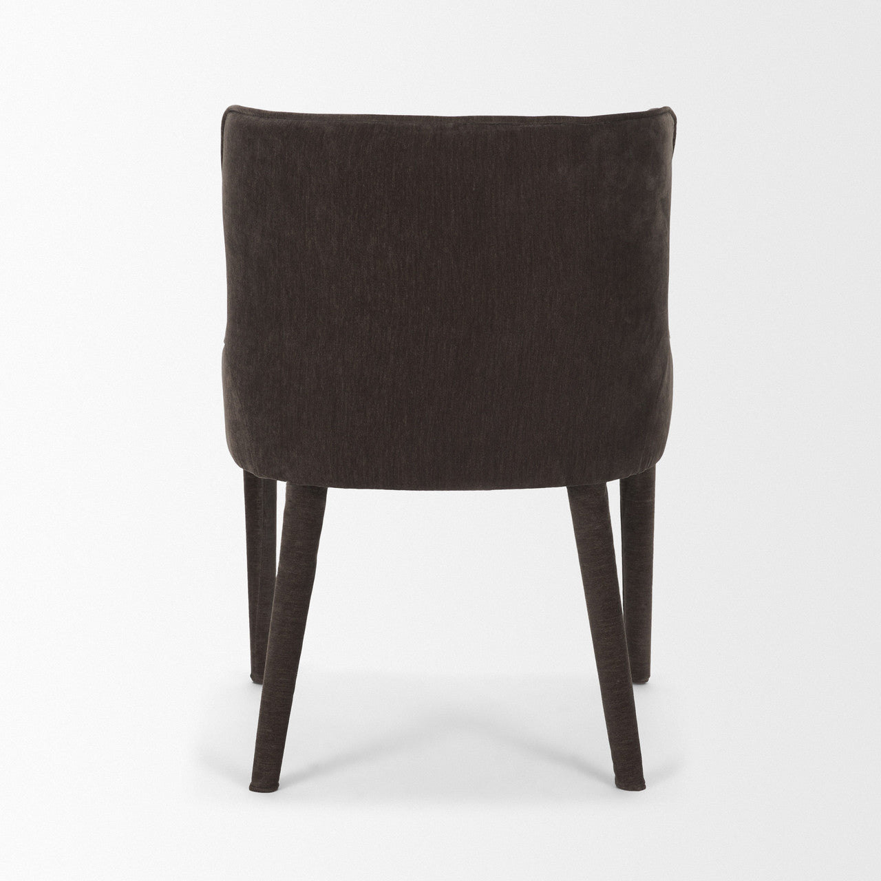 Nolan Slope Charcoal Chenille Dining Chair
