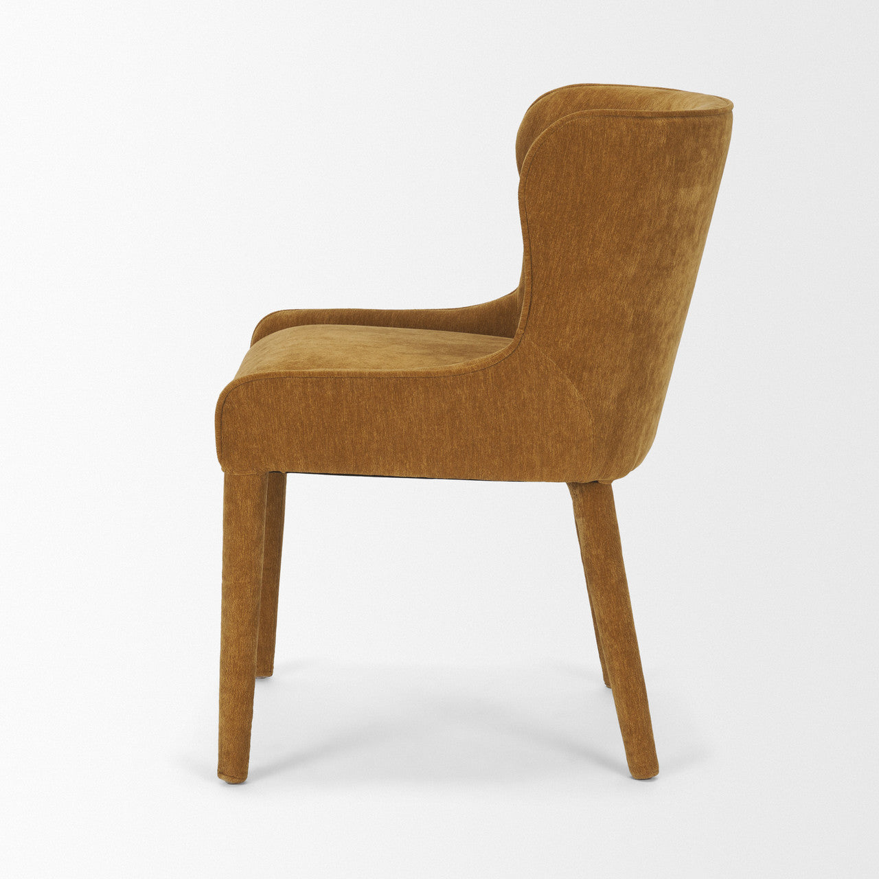 Nolan Slope Rust Chenille Dining Chair