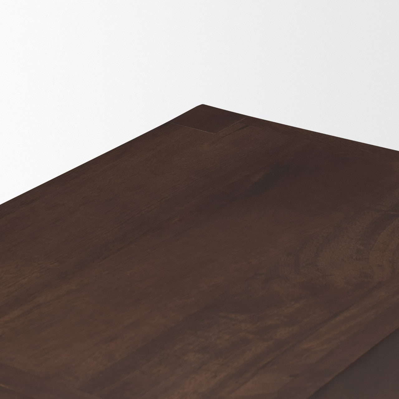 Colony Medium-Dark Brown Solid Wood Counter Stool